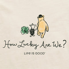 Women's How Lucky Are We Short Sleeve Crusher Tee