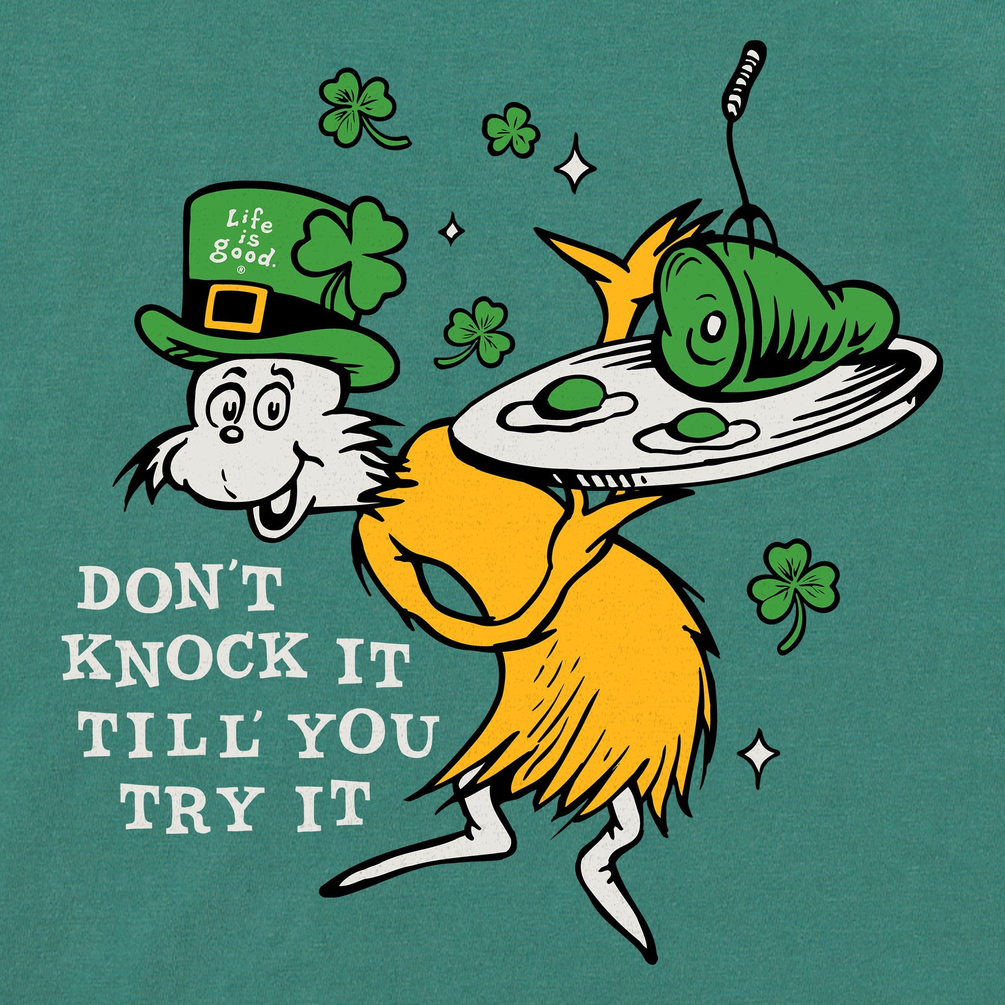 Men's Don't Knock It Til You Try It Short Sleeve Crusher Tee