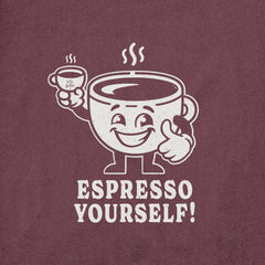 Men's Espresso Yourself Guy Short Sleeve Crusher Tee