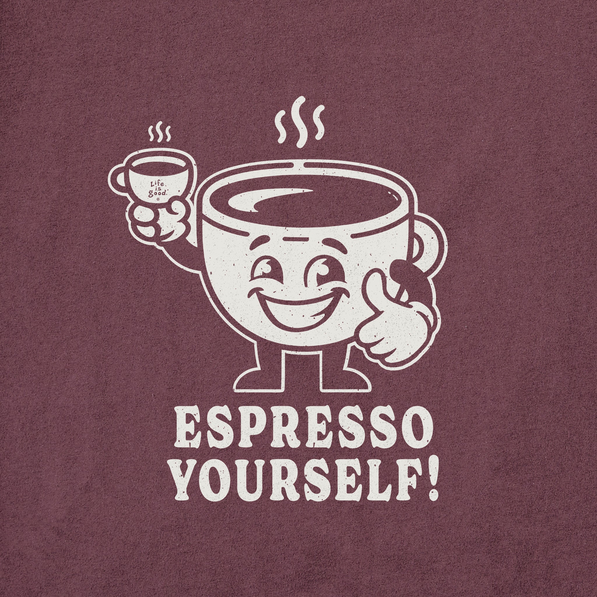 Women's Espresso Yourself Guy Short Sleeve Crusher Tee