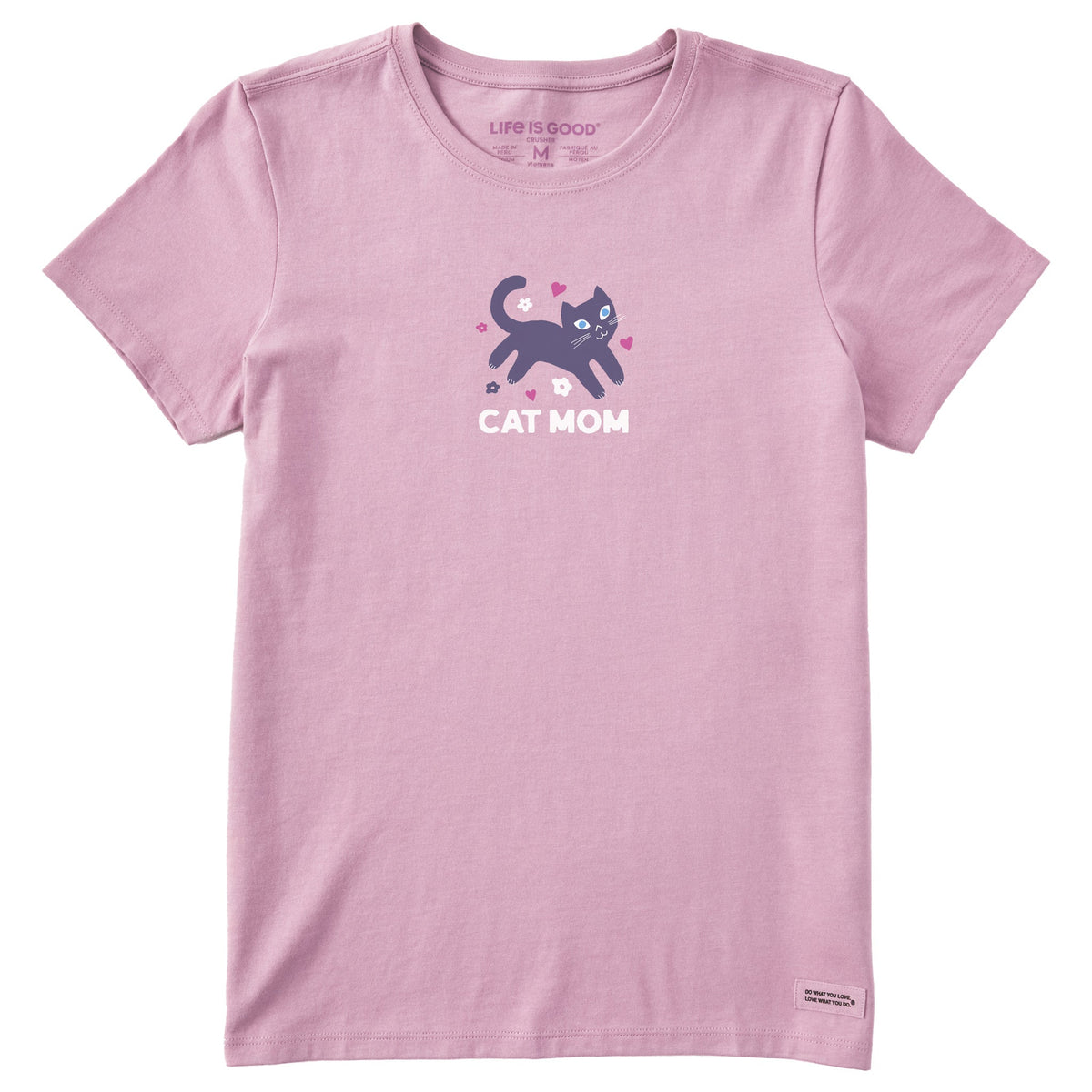 Women's Cat Mom Mini Short Sleeve Tee