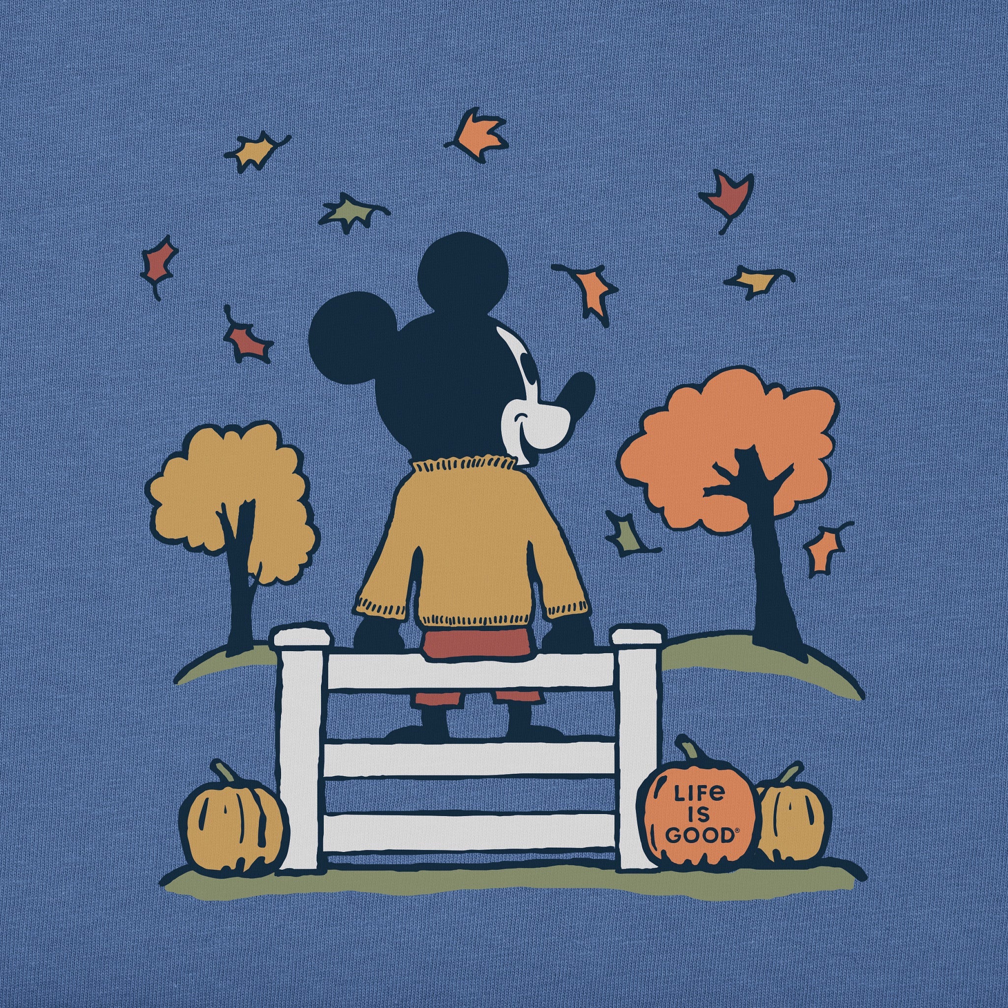 Kids Sitting on the Fence Willie Long Sleeve Crusher Tee