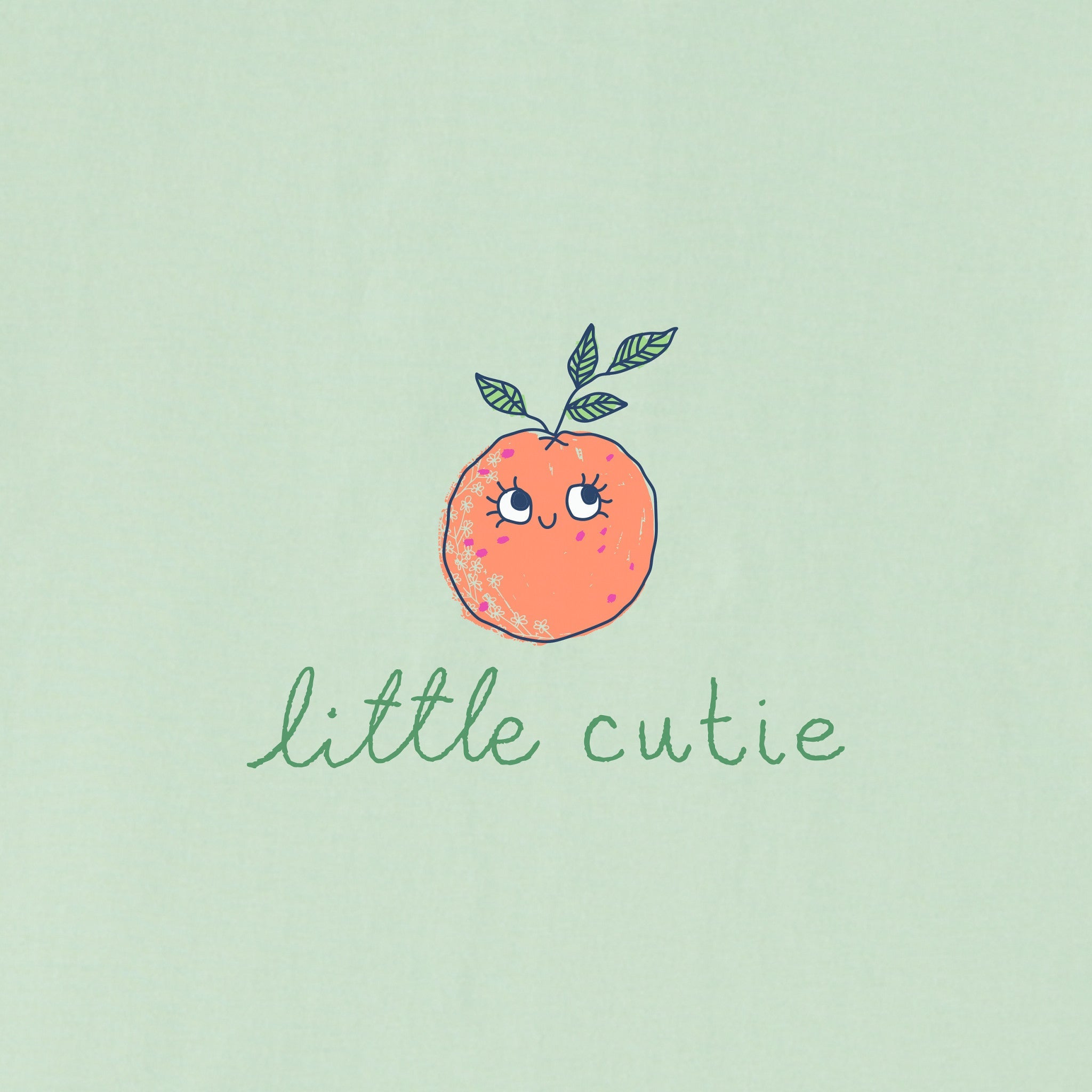 Toddler Little Cutie Long Sleeve Crusher Tee