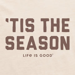 Women's 'Tis the Season Football Long Sleeve Crusher Tee