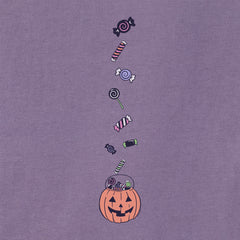 Women's I Want Candy Long Sleeve Crusher Boxy Tee