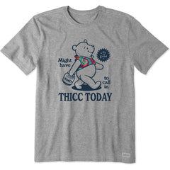 Men's Thicc Today Tie Dye Short Sleeve Tee
