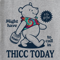 Men's Thicc Today Tie Dye Short Sleeve Tee
