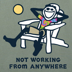 Men's Jake Not Working Adirondack Tie Dye Short Sleeve Tee