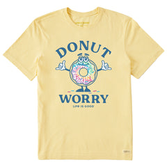 Men's Matchbook Donut Worry Tie Dye Short Sleeve Tee