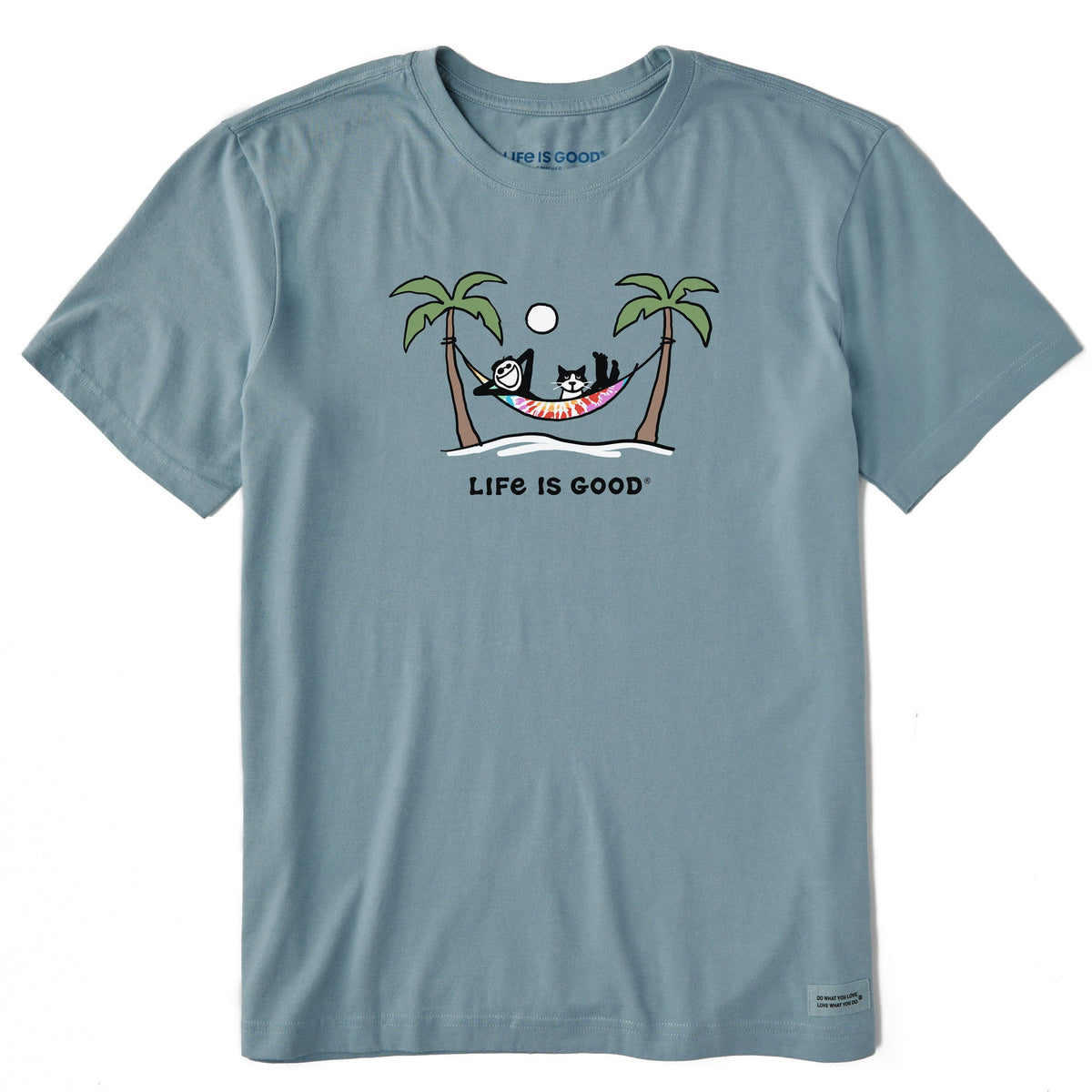 Men's Jake & Tux Palm Hammock Tie Dye Short Sleeve Crusher Tee