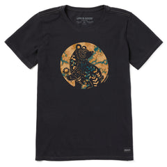 Women's Harvest Bear Tie Dye Short Sleeve Tee
