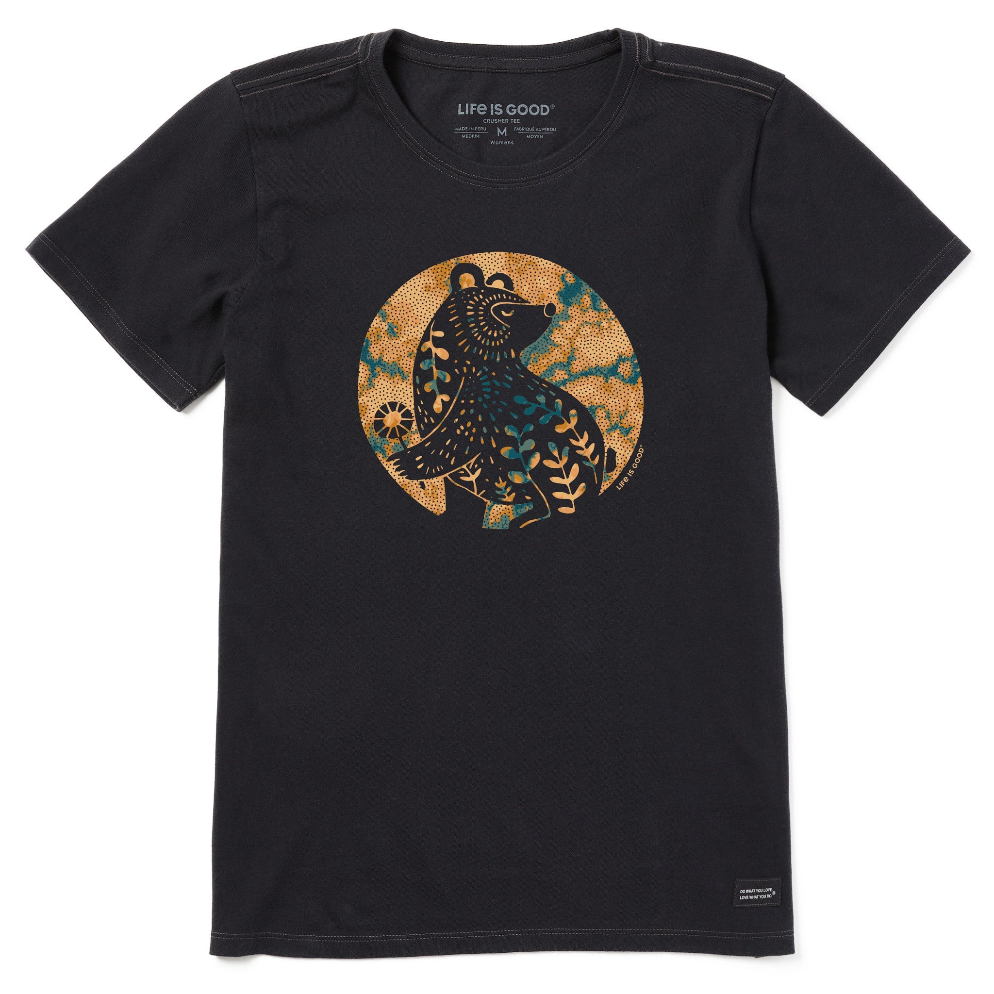 Women's Harvest Bear Tie Dye Short Sleeve Tee