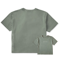 Women's Grateful Day Vertical Short Sleeve Crusher Boxy Tee