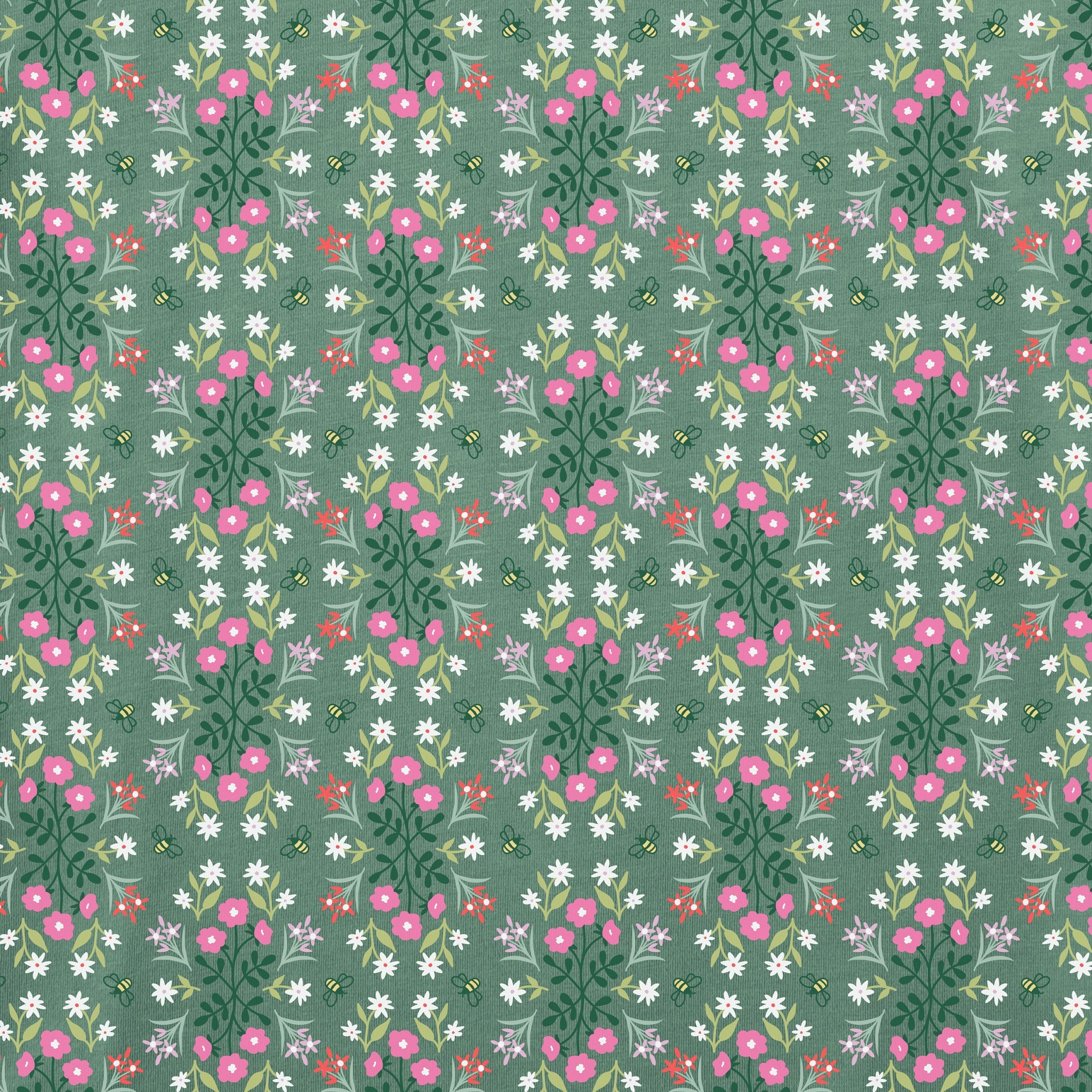 Women's Flower Garden Pattern Crusher-LITE Easy Tee