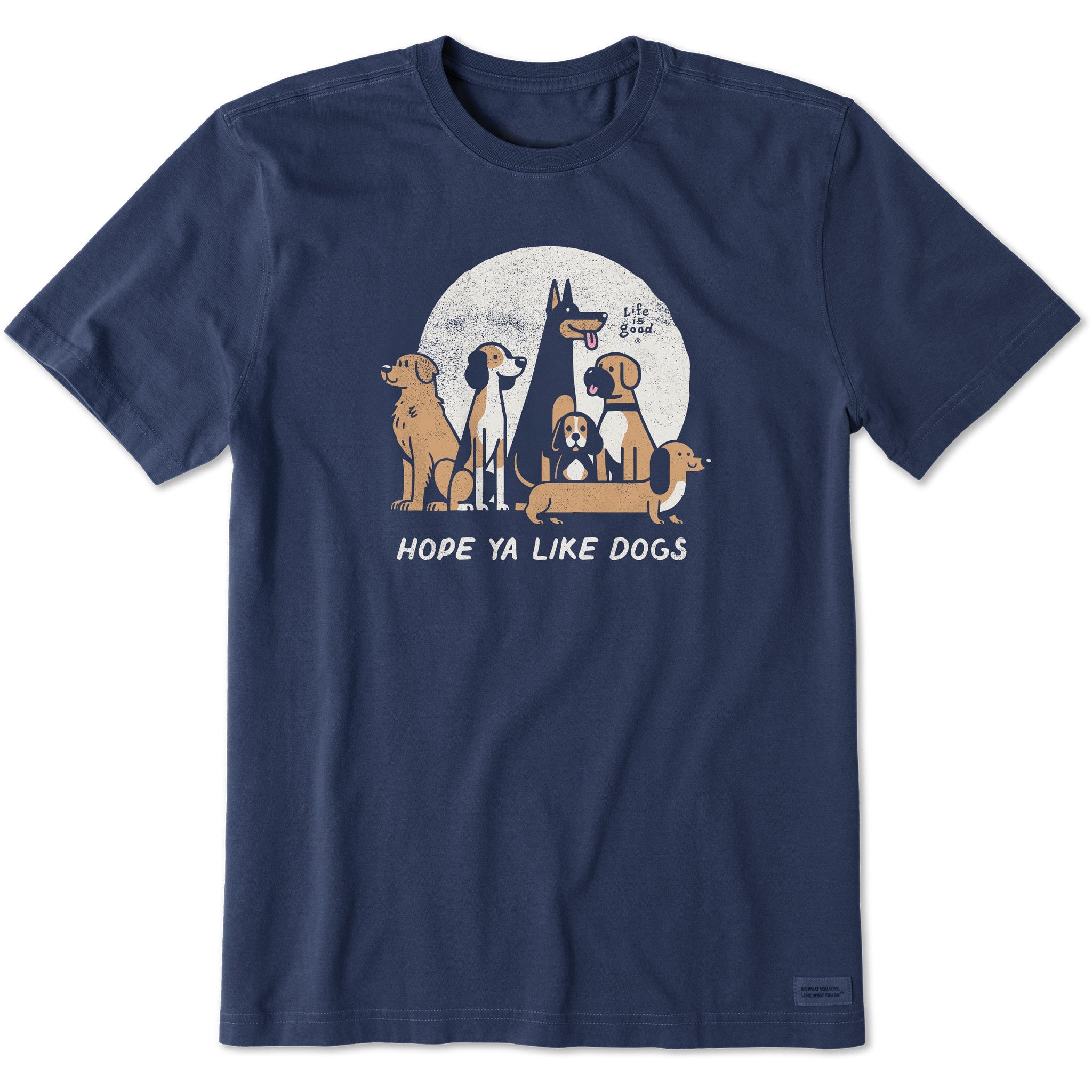 Men's Hope Ya Like Dogs Short Sleeve Crusher Tee
