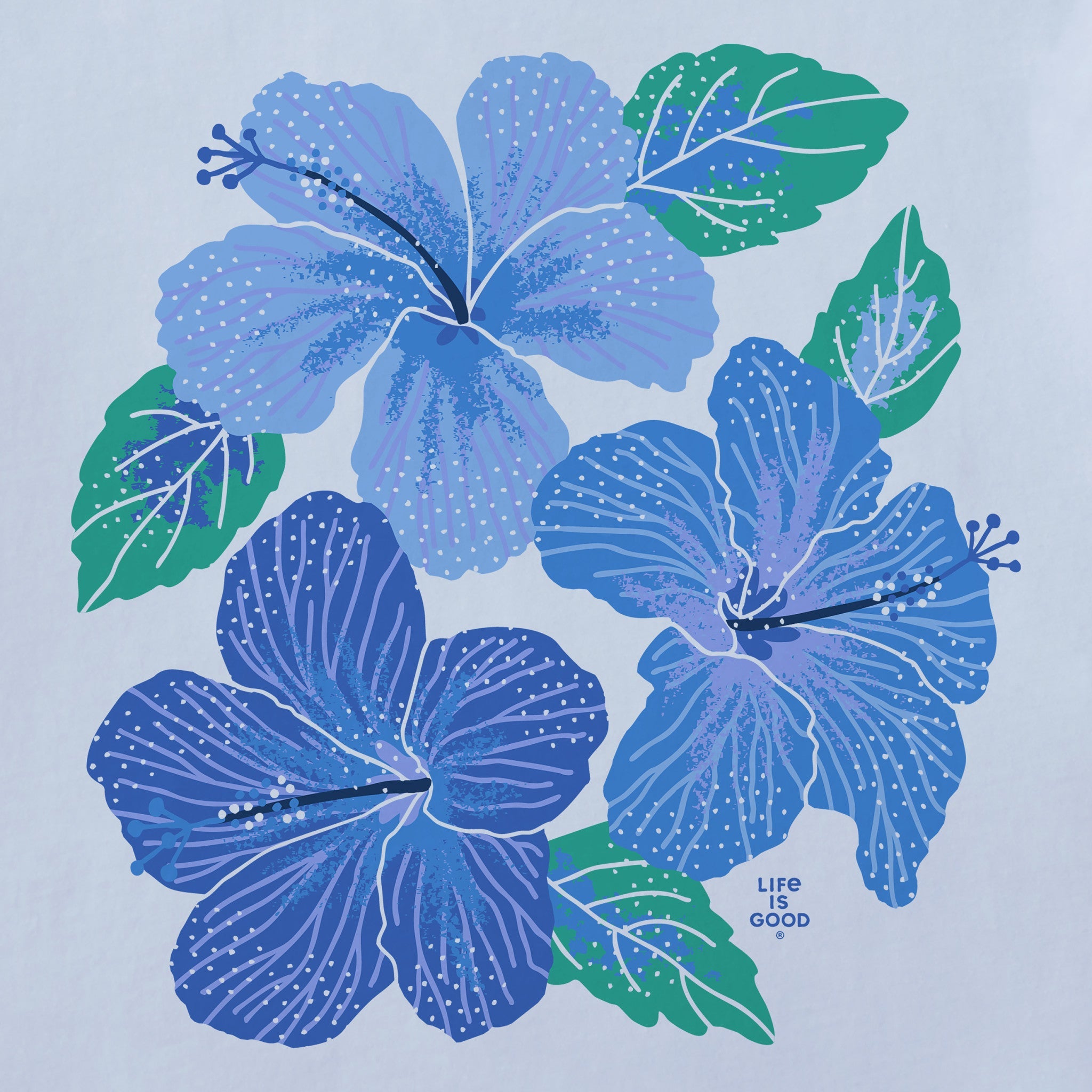 Women's Happy Hibiscus Short Sleeve Tee