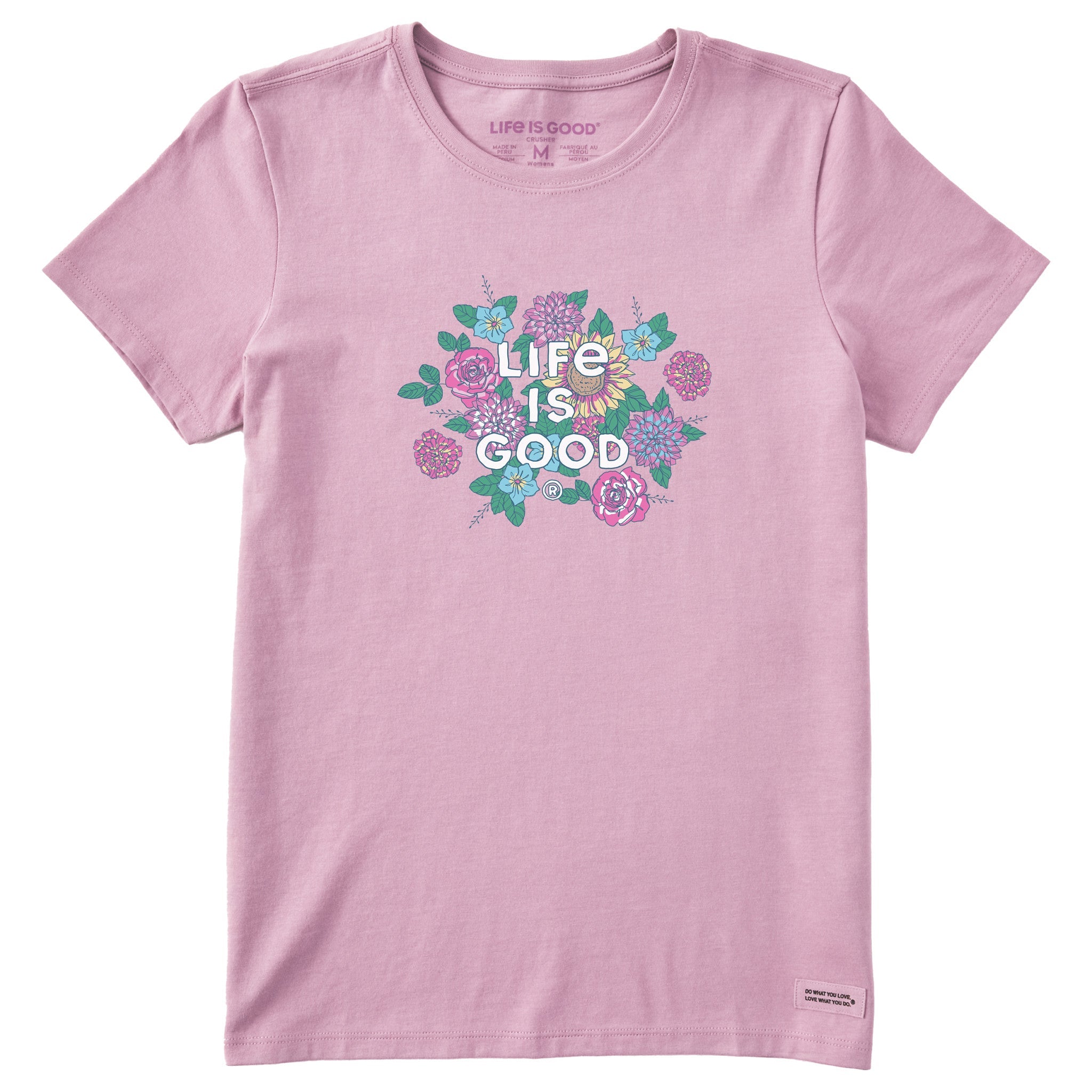 Women's Florals LIG Stacked Short Sleeve Crusher Tee