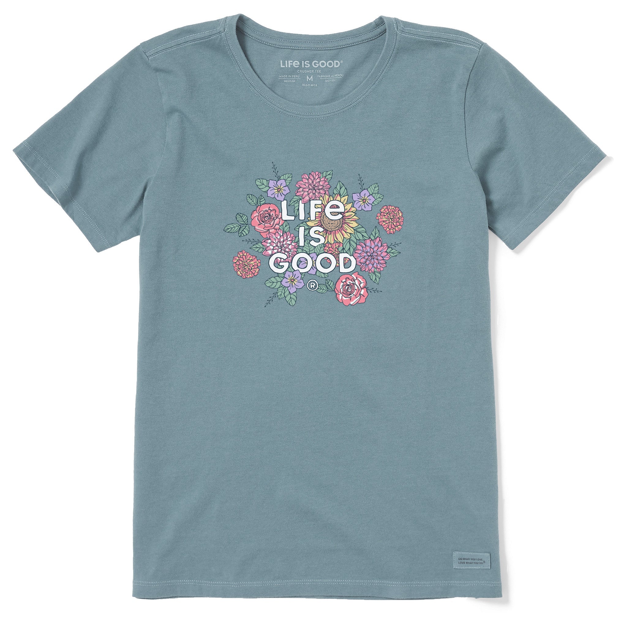 Women's Florals LIG Stacked Short Sleeve Crusher Tee