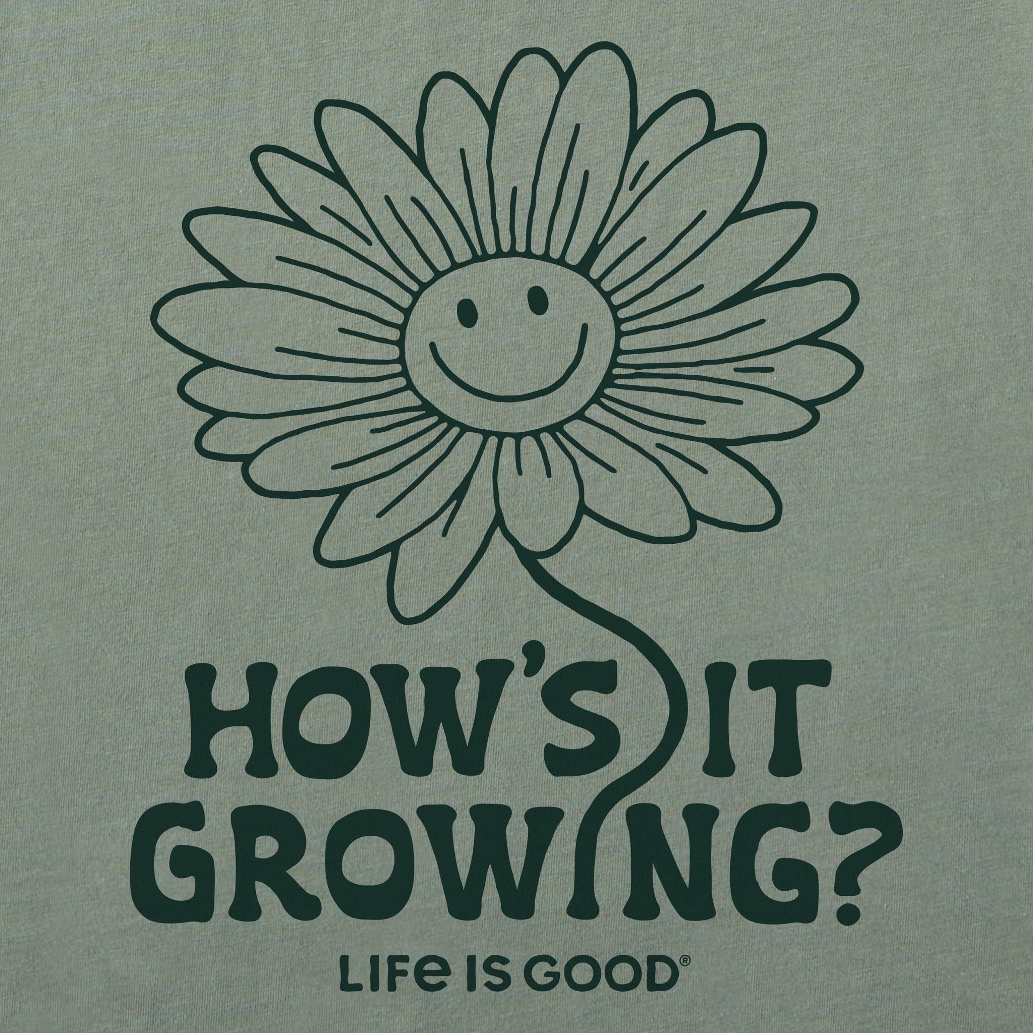 Women's How's it Growing Short Sleeve Crusher Boxy Tee
