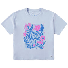 Women's Floral Array Short Sleeve Crusher Boxy Tee