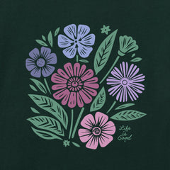 Women's Flower Medley Short Sleeve Crusher Tee