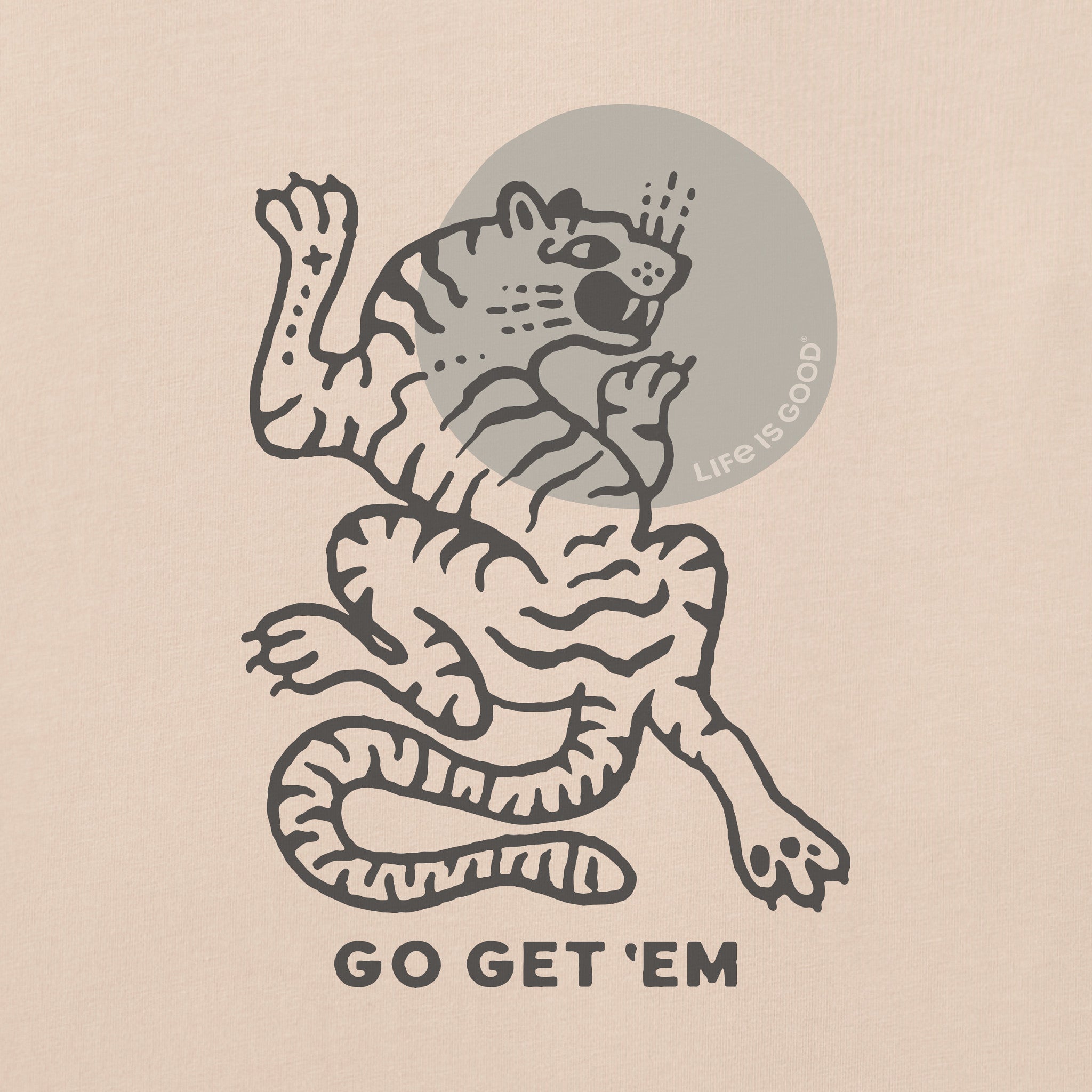 Women's Go Get Em Tiger Short Sleeve Crusher Boxy Tee