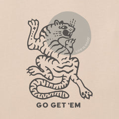 Women's Go Get Em Tiger Short Sleeve Crusher Boxy Tee