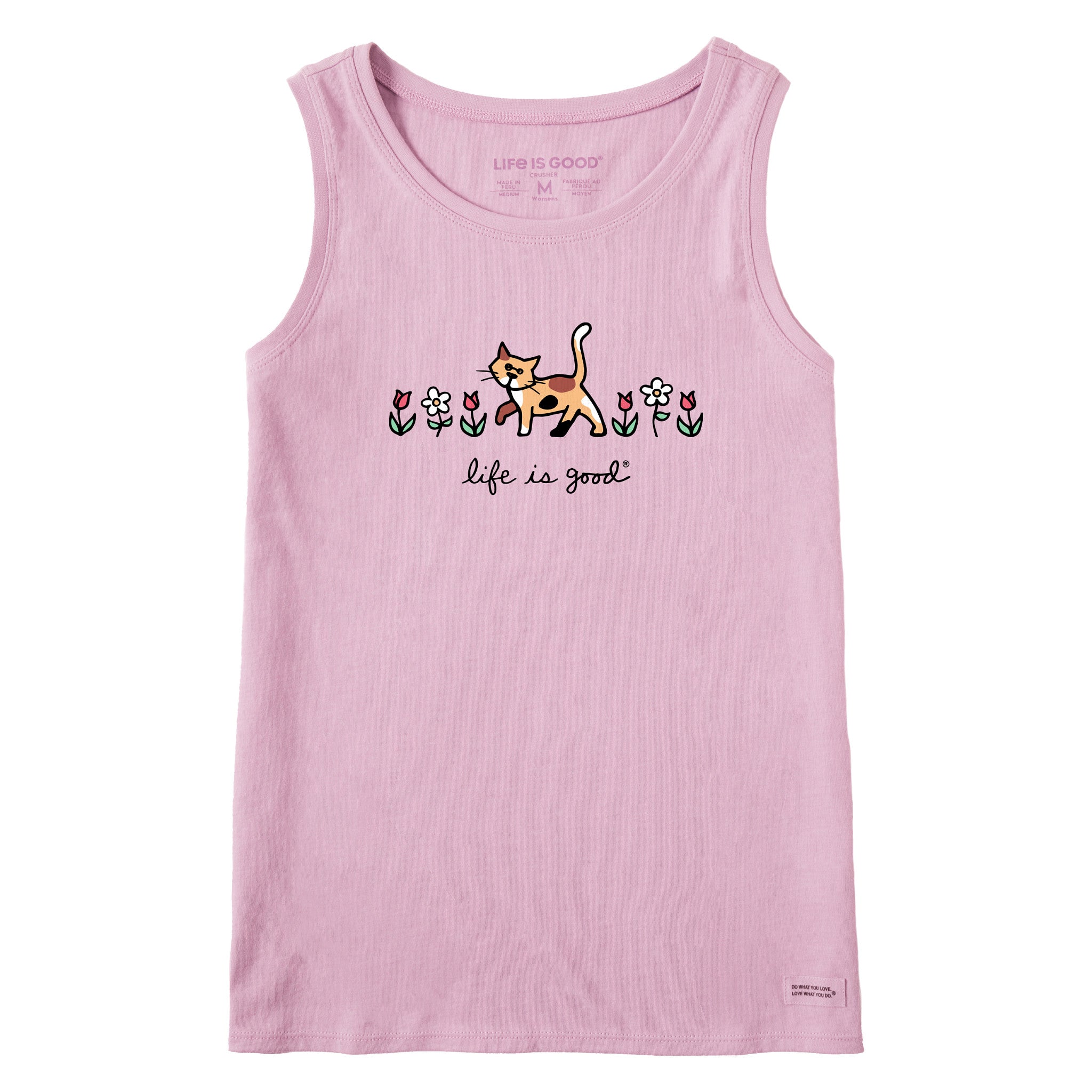 Women's Al with Flowers Crusher Tank