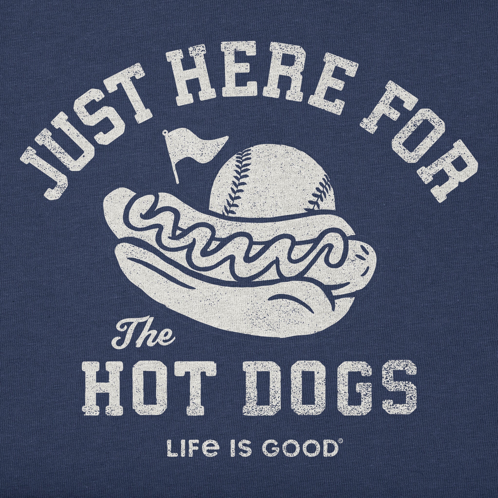 Women's Here for the Hot Dogs Baseball Crusher Tank