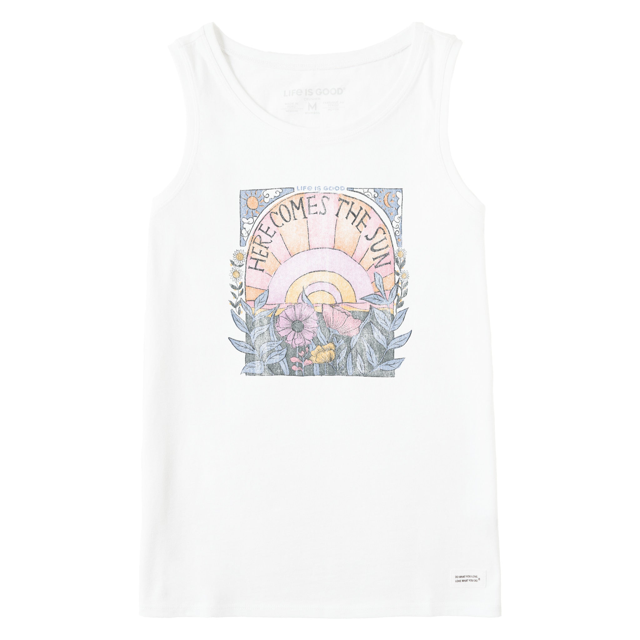 Women's Here Comes The Sun Hippie Crusher Tank