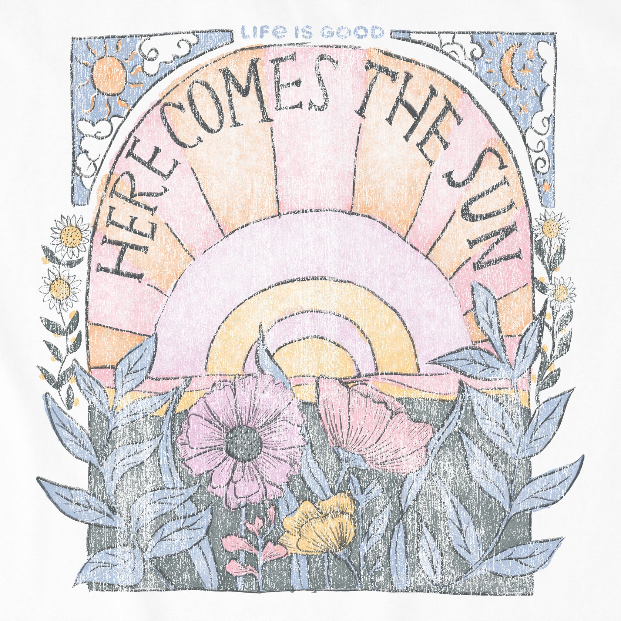 Women's Here Comes The Sun Hippie Crusher Tank