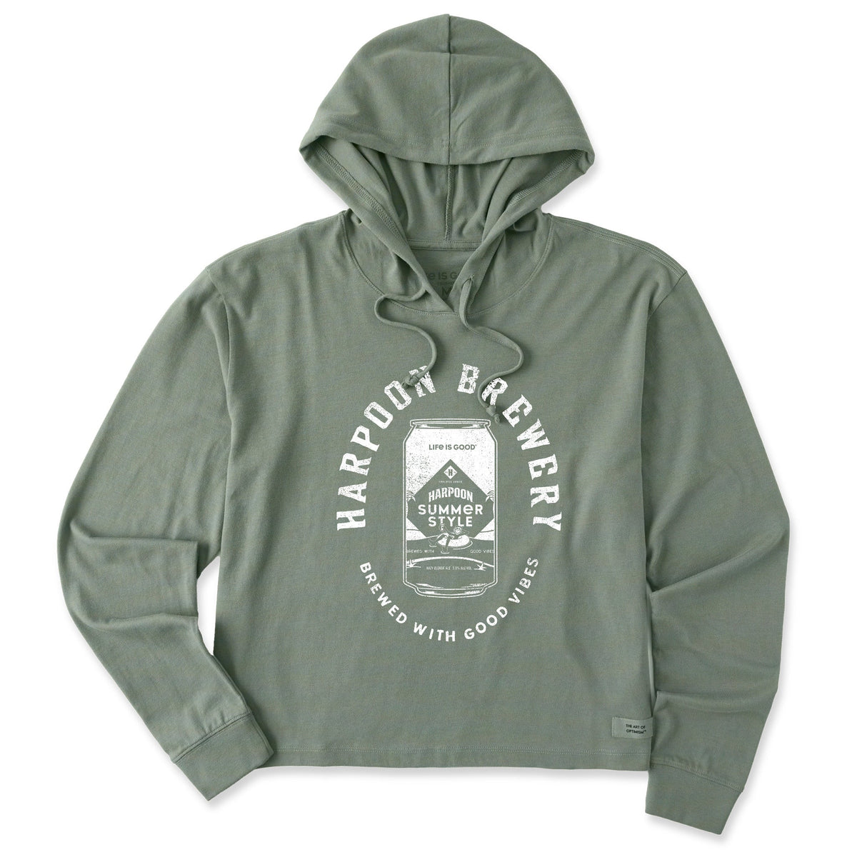 Women's Crafty Harpoon Good Vibes Crusher Boxy Hoodie