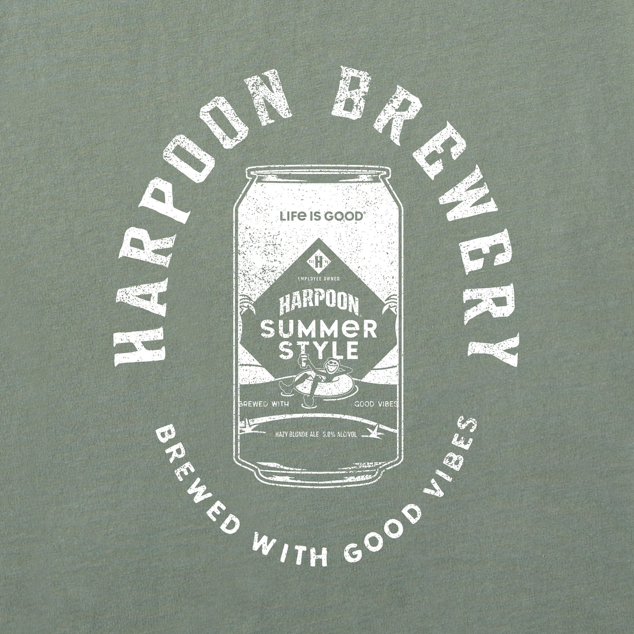 Women's Crafty Harpoon Good Vibes Crusher Boxy Hoodie