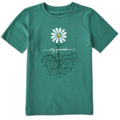Kids Stay Grounded Short Sleeve Crusher Tee
