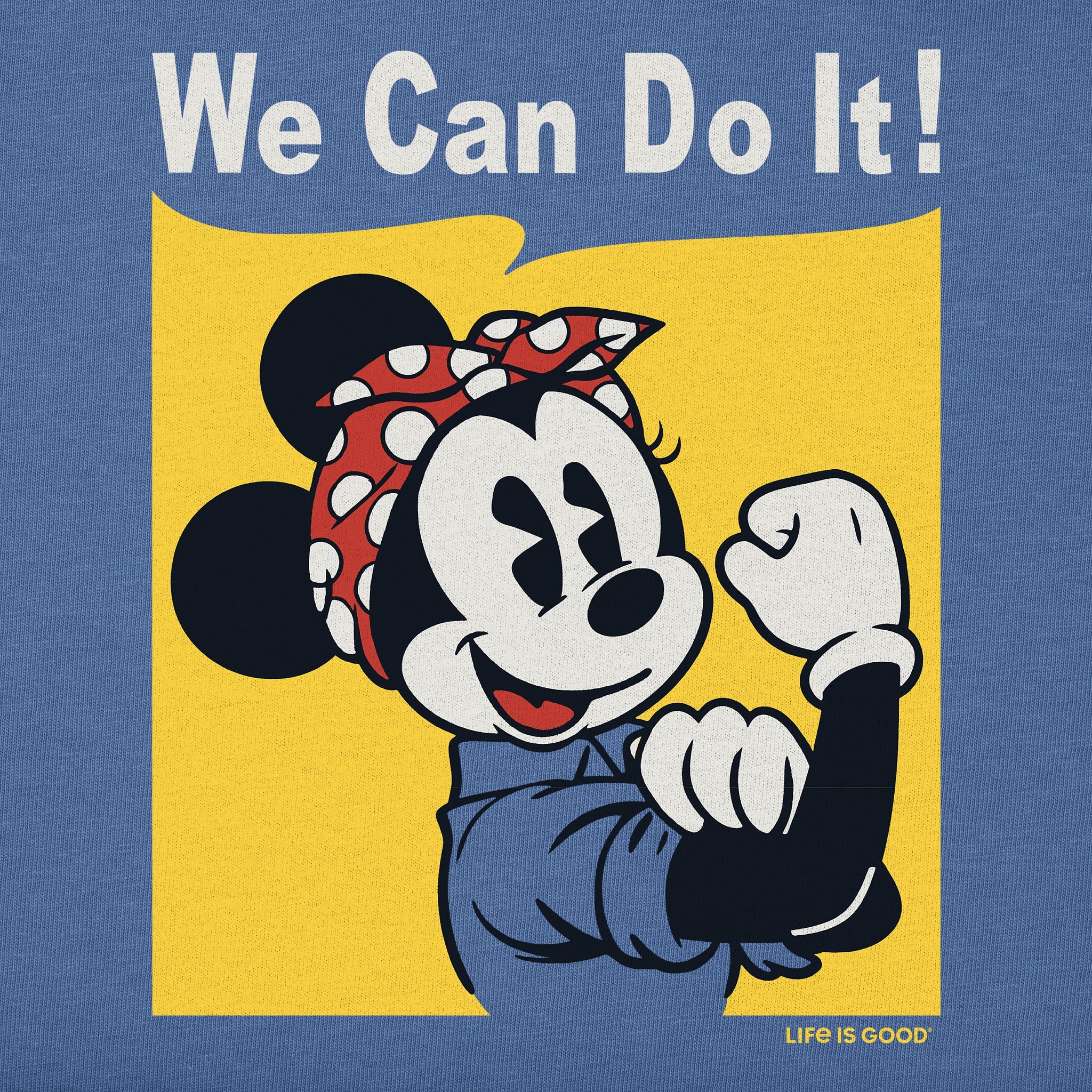 Kids We Can Do It Mouse Short Sleeve Crusher Tee