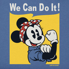 Kids We Can Do It Mouse Short Sleeve Crusher Tee