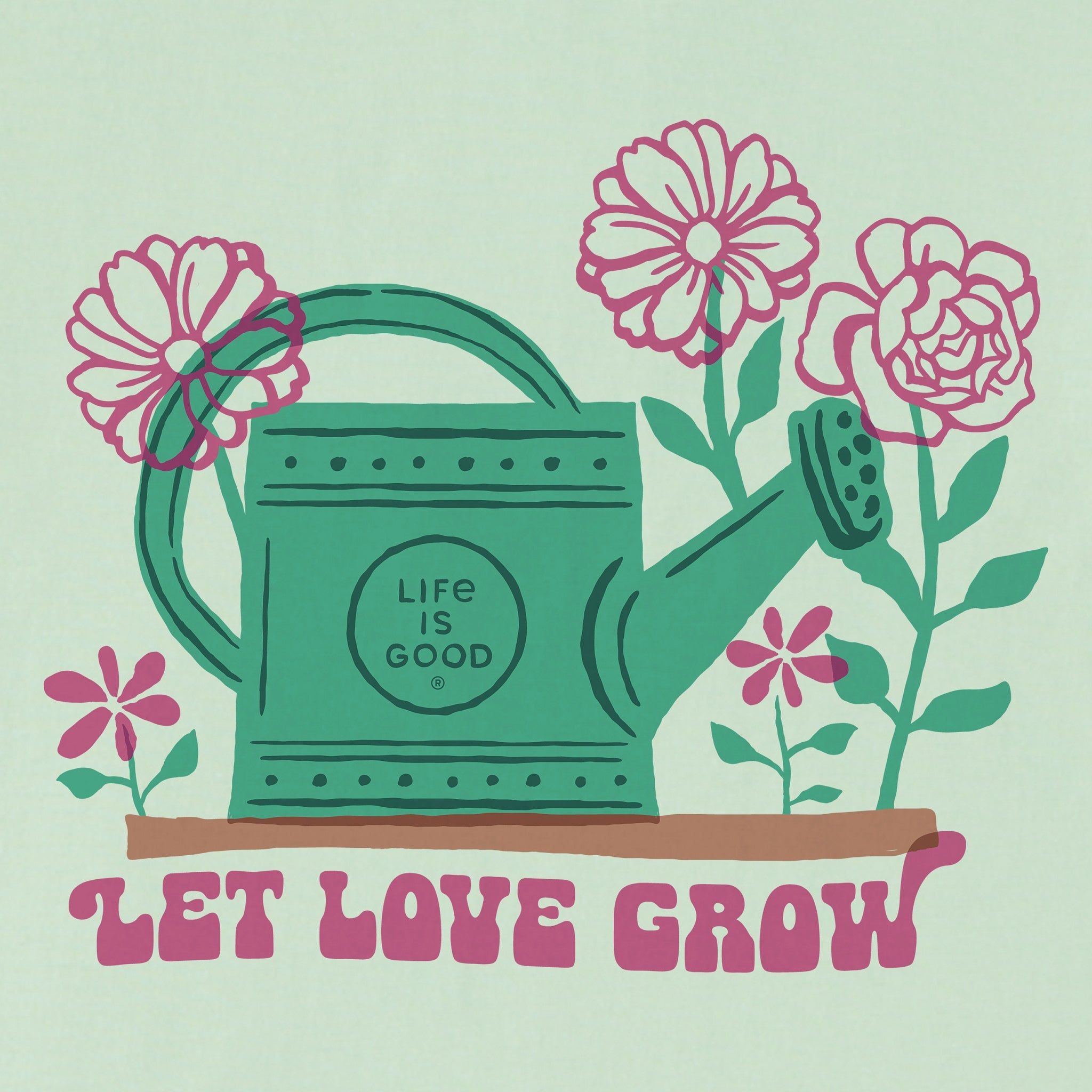 Women's Let Love Grow in the Garden Short Sleeve Tee
