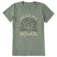 Women's Hear Me Roar Short Sleeve Crusher Tee
