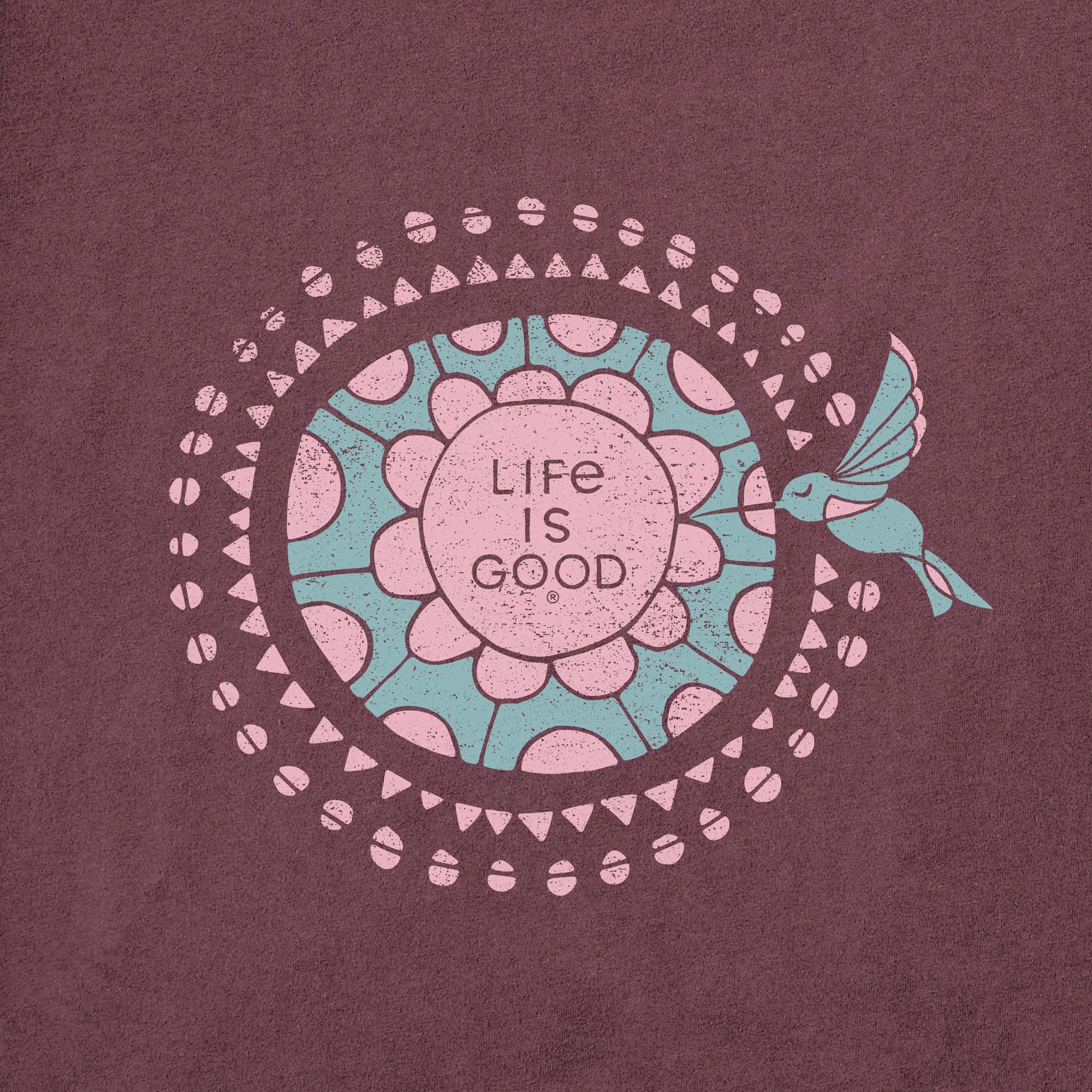 Women's Hummingbird Sun Short Sleeve Crusher Tee