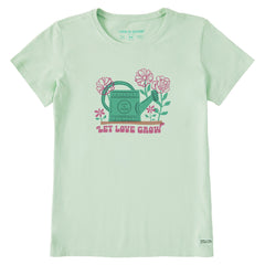 Women's Let Love Grow in the Garden Short Sleeve Tee