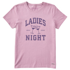 Women's Ladies Night Short Sleeve Tee