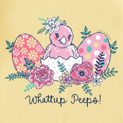 Kids Whattup Peeps Short Sleeve Crusher Tee