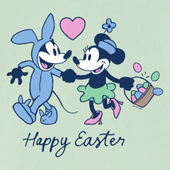 Kids Willie and Minnie Happy Easter Short Sleeve Crusher Tee