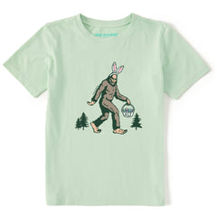 Kids Easter Bigfoot Short Sleeve Crusher Tee