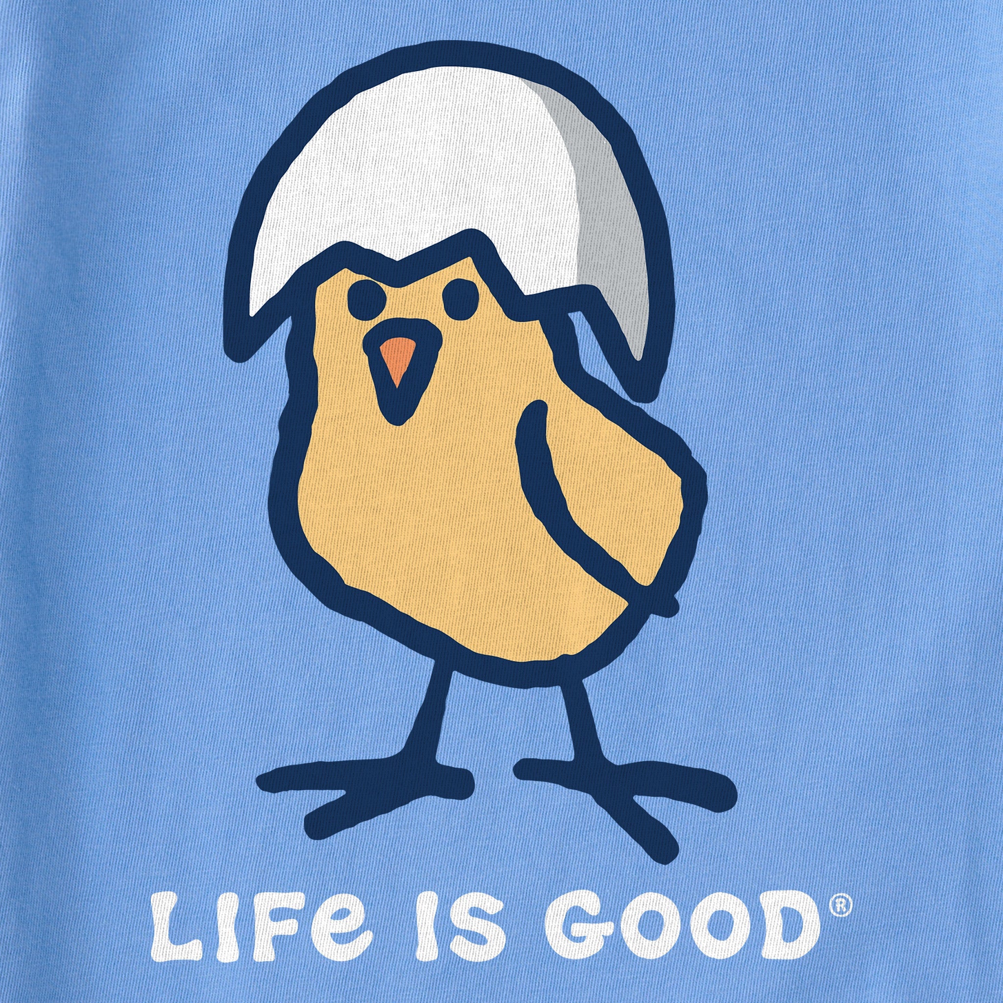 Kids Eggshell Chick Short Sleeve Crusher Tee