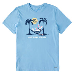 Men's Don't Worry Be Hoppy Hammock Short Sleeve Tee
