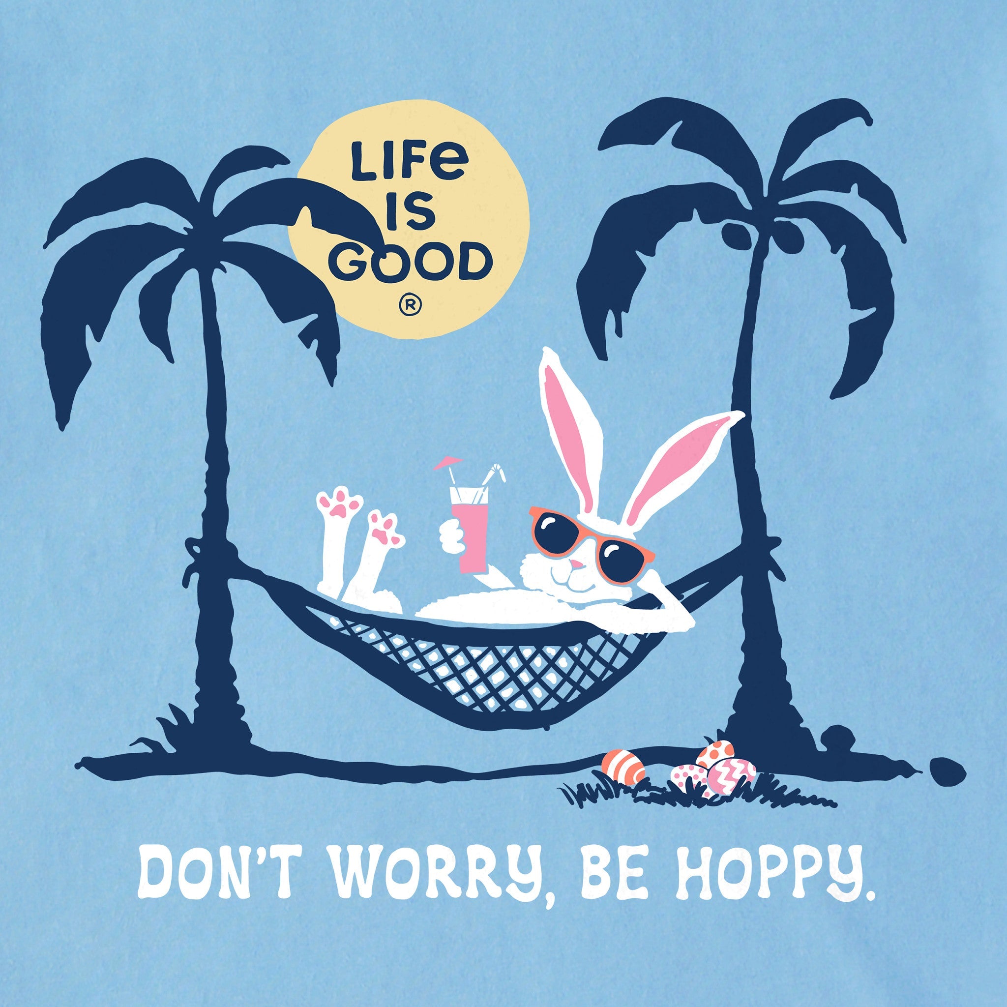 Men's Don't Worry Be Hoppy Hammock Short Sleeve Tee