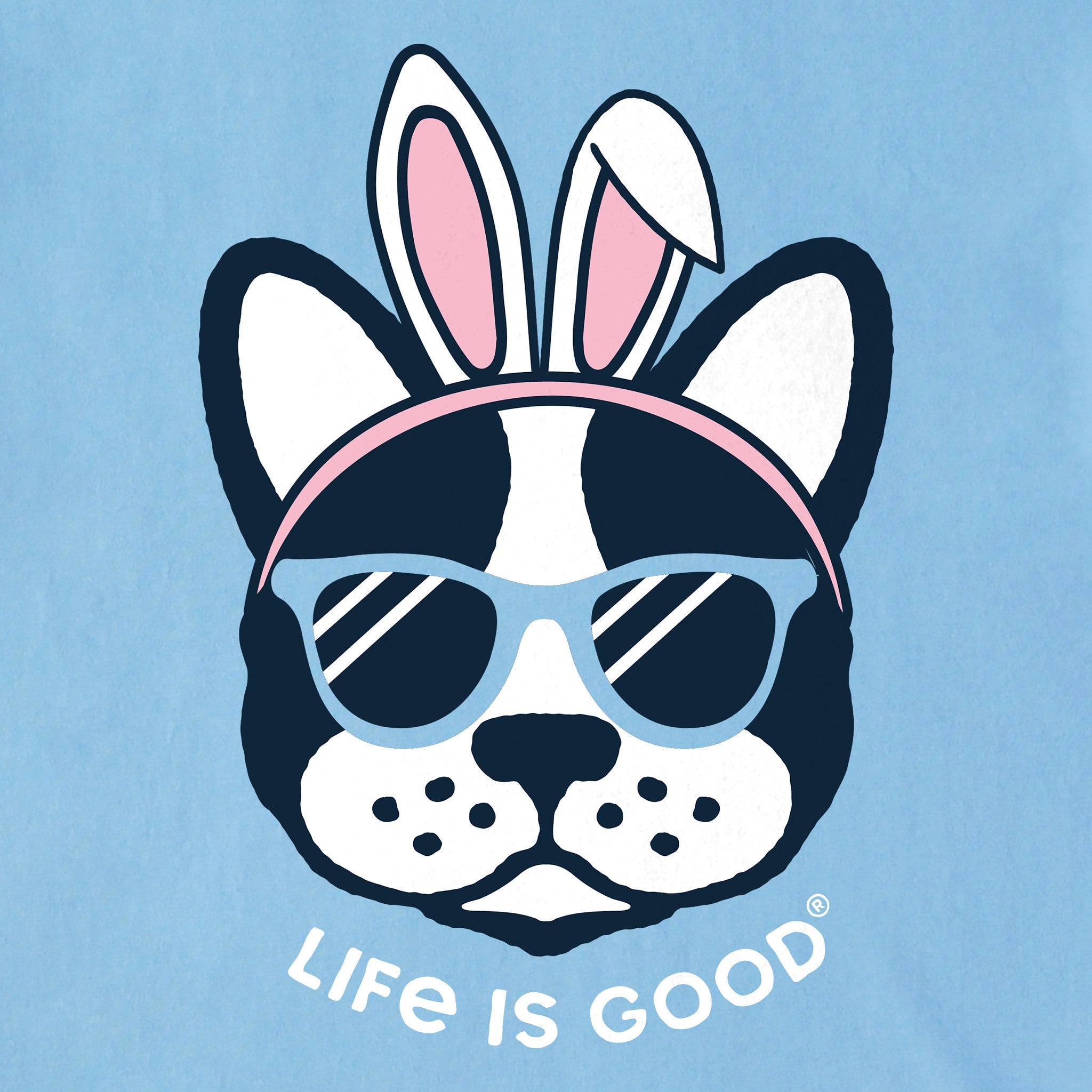 Men's Frenchie Bunny Ears Short Sleeve Tee