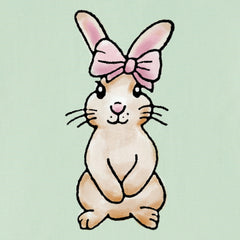 Women's Cute Bunny Short Sleeve Tee