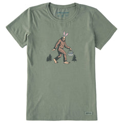 Women's Easter Bigfoot Short Sleeve Crusher Tee
